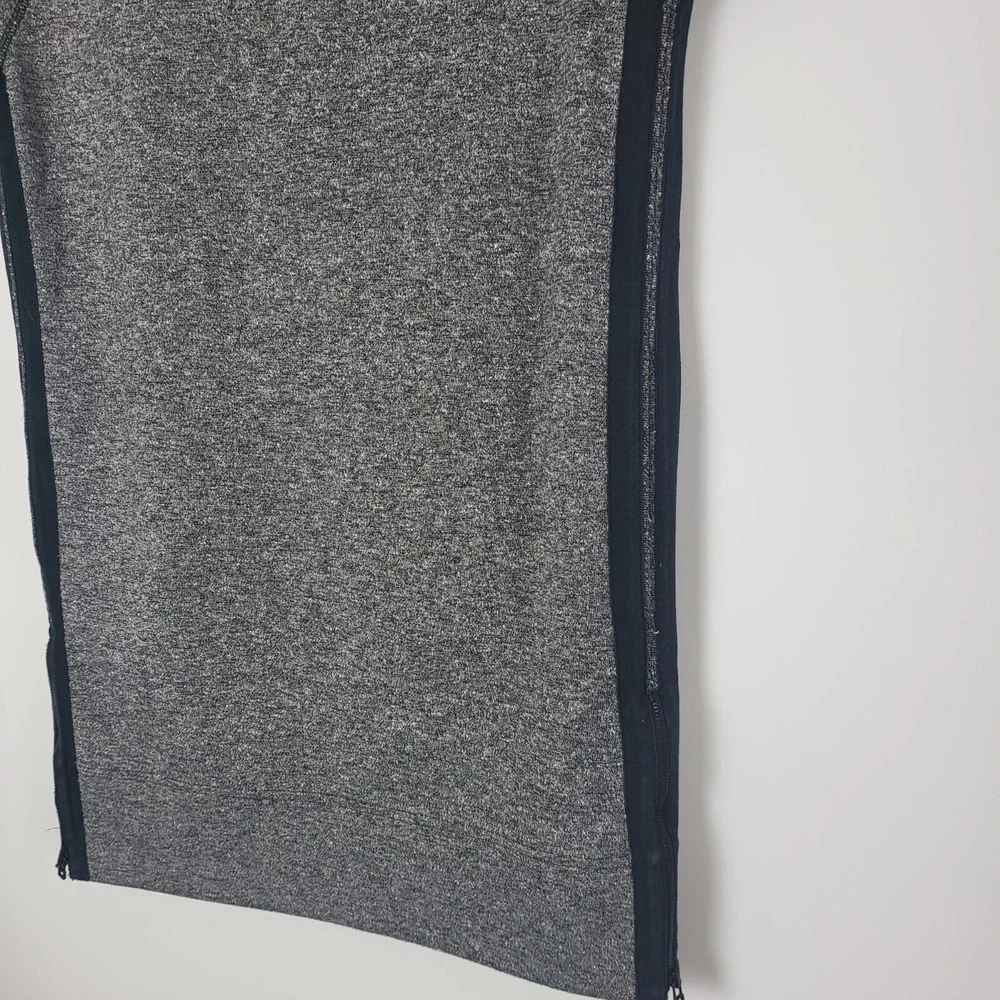 Madewell Midi Dress XS Womens Grey Short Sleeve Crew Neck Pockets Pullover - Picture 3 of 11
